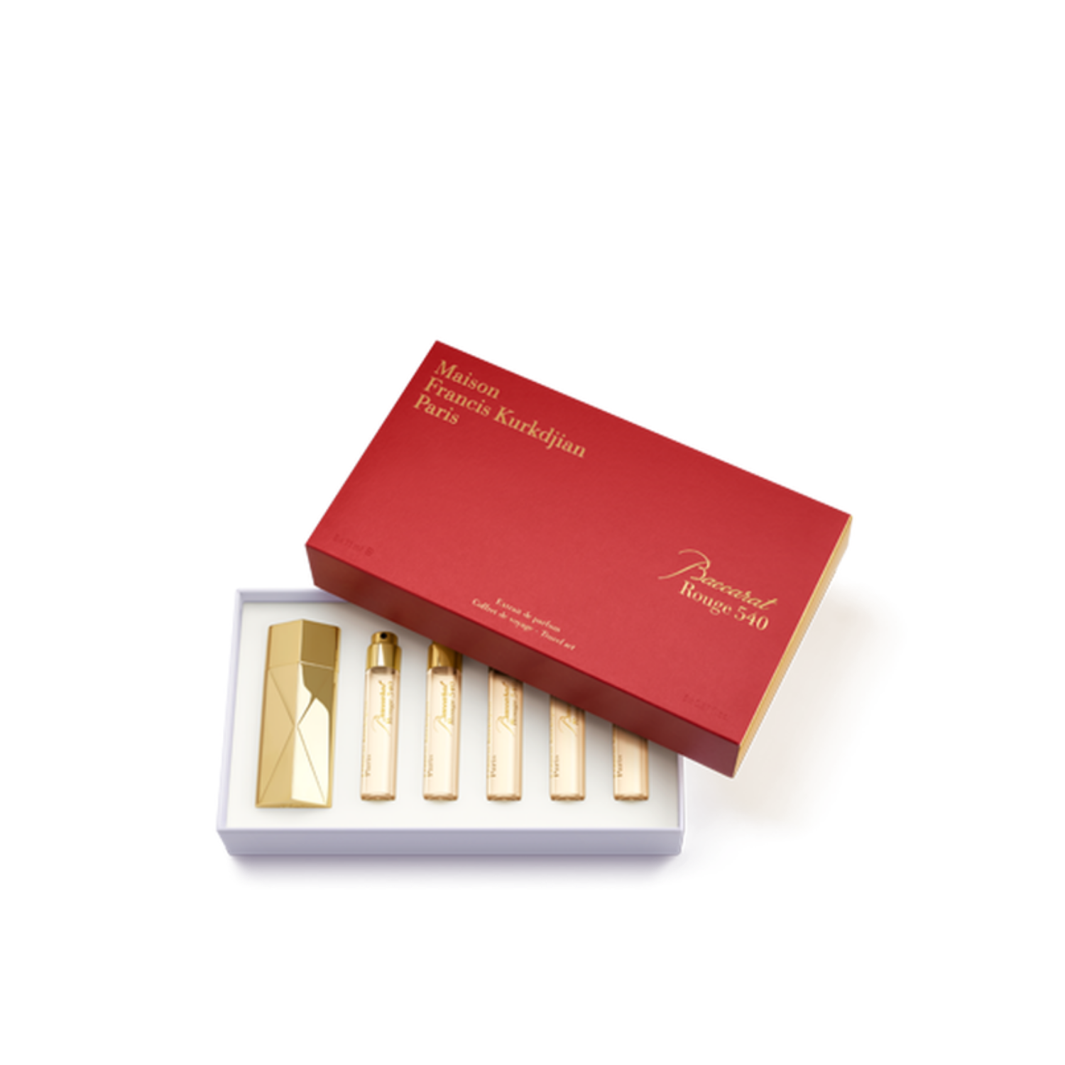 Maison Francis Kurkdjian Baccarat Rouge 540 5 X .37 oz Extrait de Parfum Unisex Travel Set