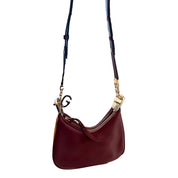 Gucci Attaché Burgundy Leather Small Shoulder Bag