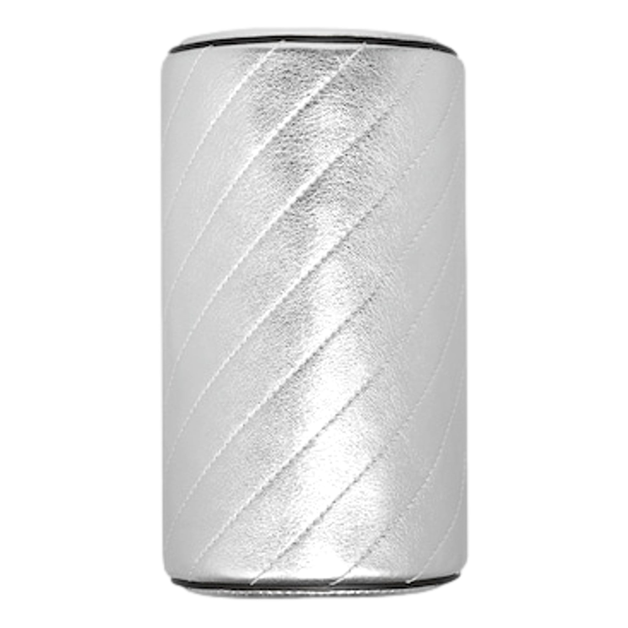 Gucci Blondie Metallic Silver Leather Mini Shoulder Bag