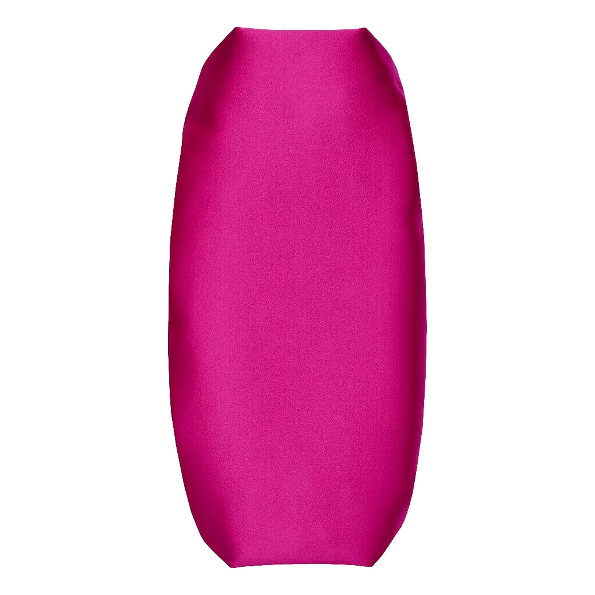 Gucci Broadway Fuchsia Satin Crystal Bow Clutch Chain Shoulder Bag