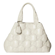 Gucci GG Guccissima Cream White Matelassé Leather Tote Bag