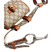 Gucci GG Supreme Monogram Web Bamboo 1947 Beige 75 Mini Belt Bag