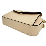 Gucci Gilbert Beige Calfskin Mini Envelope Crossbody Bag