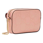 Gucci Gilbert Pink Calfskin Mini Envelope Crossbody Bag