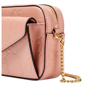 Gucci Gilbert Pink Calfskin Mini Envelope Crossbody Bag