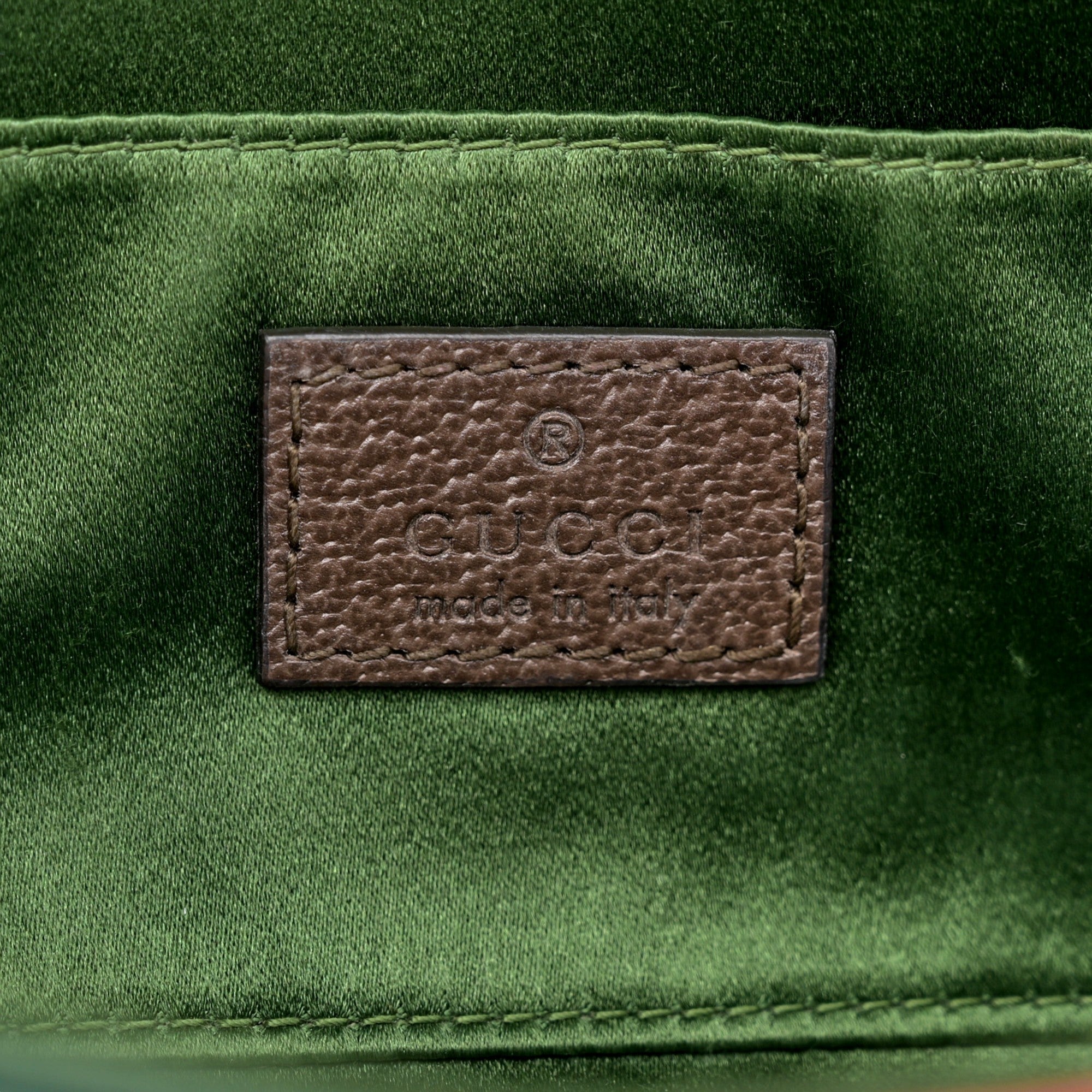 Gucci Horsebit Supreme Canvas Web Stripe Small Chain Shoulder Bag