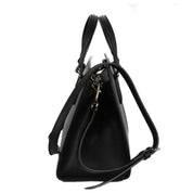 Gucci Soho Black Leather Structured Small Tote Crossbody Bag