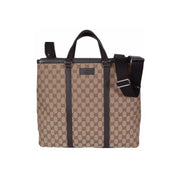 Gucci Brown Original GG Shopping Tote Handbag