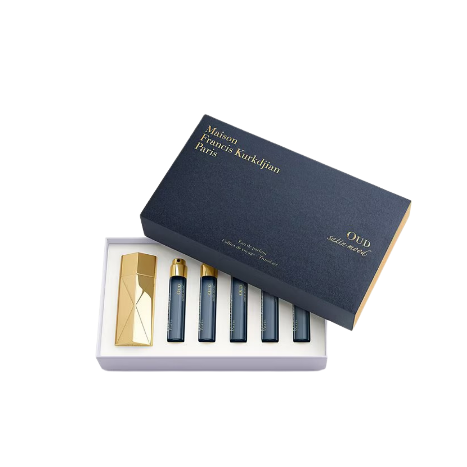 Maison Francis Kurkdjian Oud Satin Mood 5 X .37 oz Eau de Parfum Unisex Travel Set
