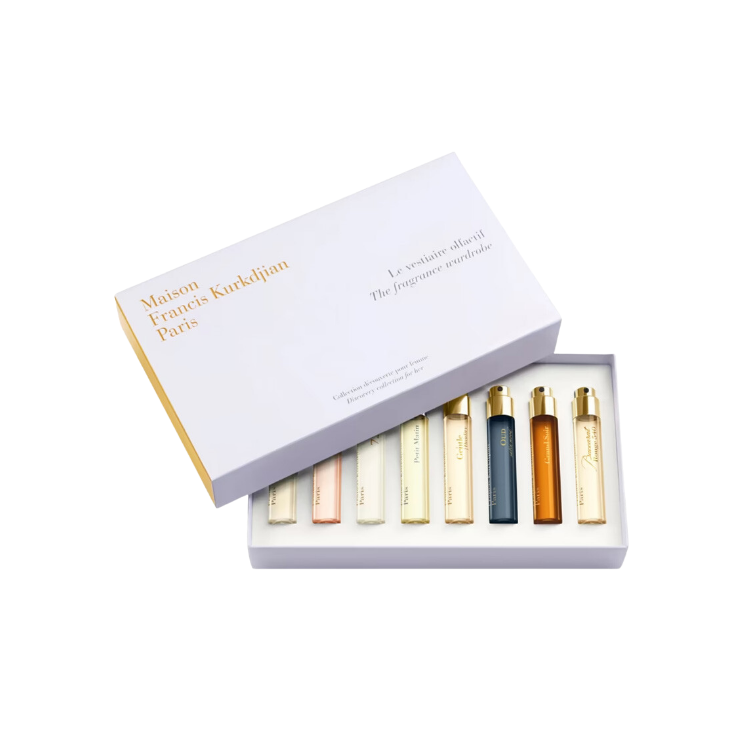 Maison Francis Kurkdjian The Fragrance Wardrobe 8 X .37 oz Eau de Parfum Discovery Set for Women