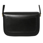 Prada City Calf Leather Black Flap Crossbody Bag