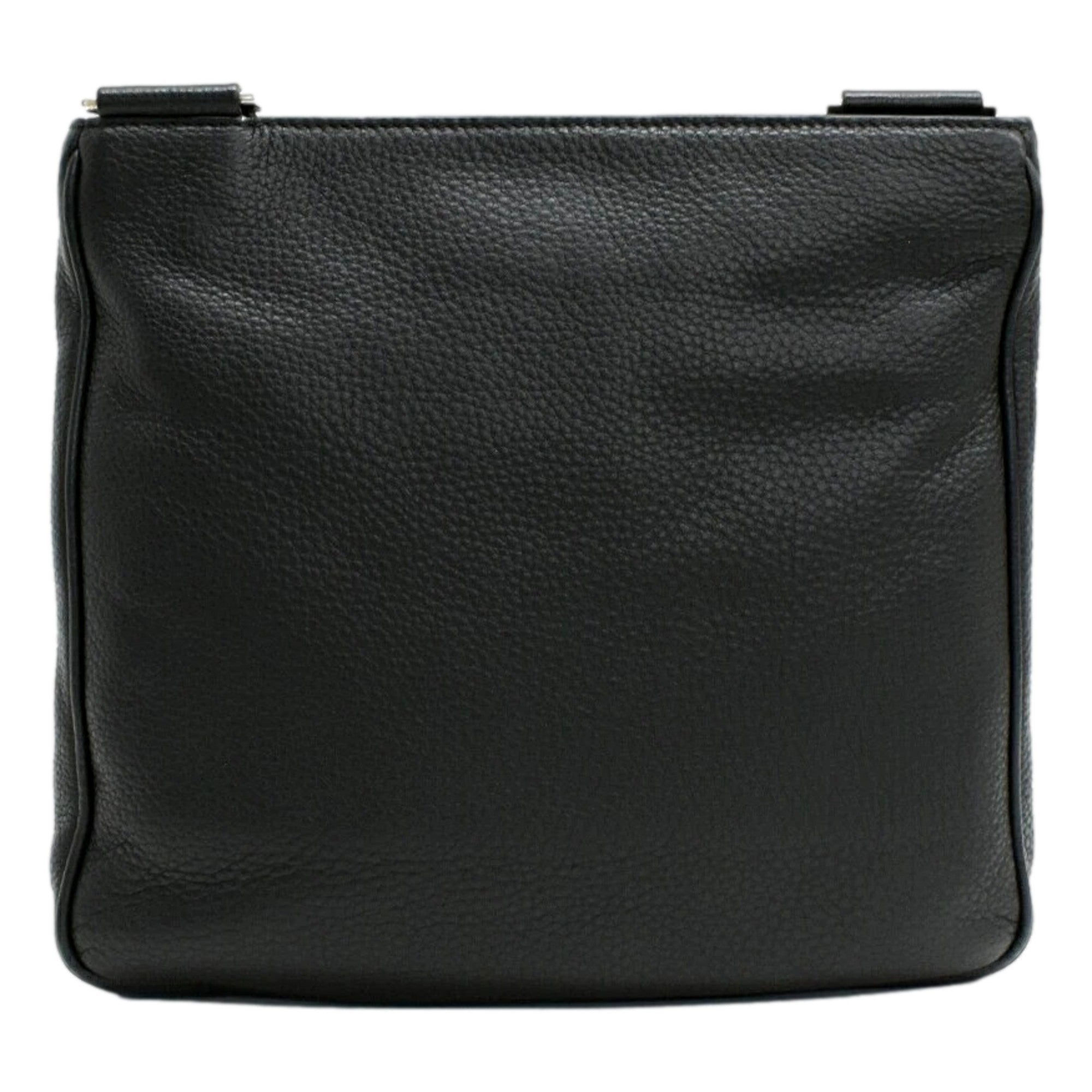 Prada City Vitello Leather Black Messenger Crossbody Bag