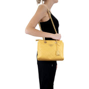 Prada Re-Edition Maize Yellow 1995 Chaîne Re-Nylon Tote Bag