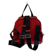 Prada Re-Edition Re-Nylon Fuoco Burgundy Red Medium Drawstring Backpack