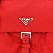 Prada Rosso Pattina Nylon Red Medium Messenger Bag