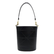 Prada Soft Nero Black Calf Leather Bucket Crossbody Handbag