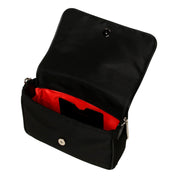 Alexander McQueen Small Black Nylon Skull Shoulder Bag