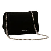 Alexander McQueen Small Black Nylon Skull Shoulder Bag