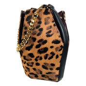 Alexander McQueen The Bucket Bag Leopard Print Pony Hair