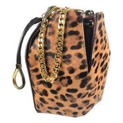 Alexander McQueen The Bucket Bag Leopard Print Pony Hair