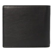 Balenciaga Cash Black Calfskin Leather Perforated Bifold Wallet