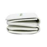 Balenciaga Everyday White Leather Logo Mini Trifold Wallet