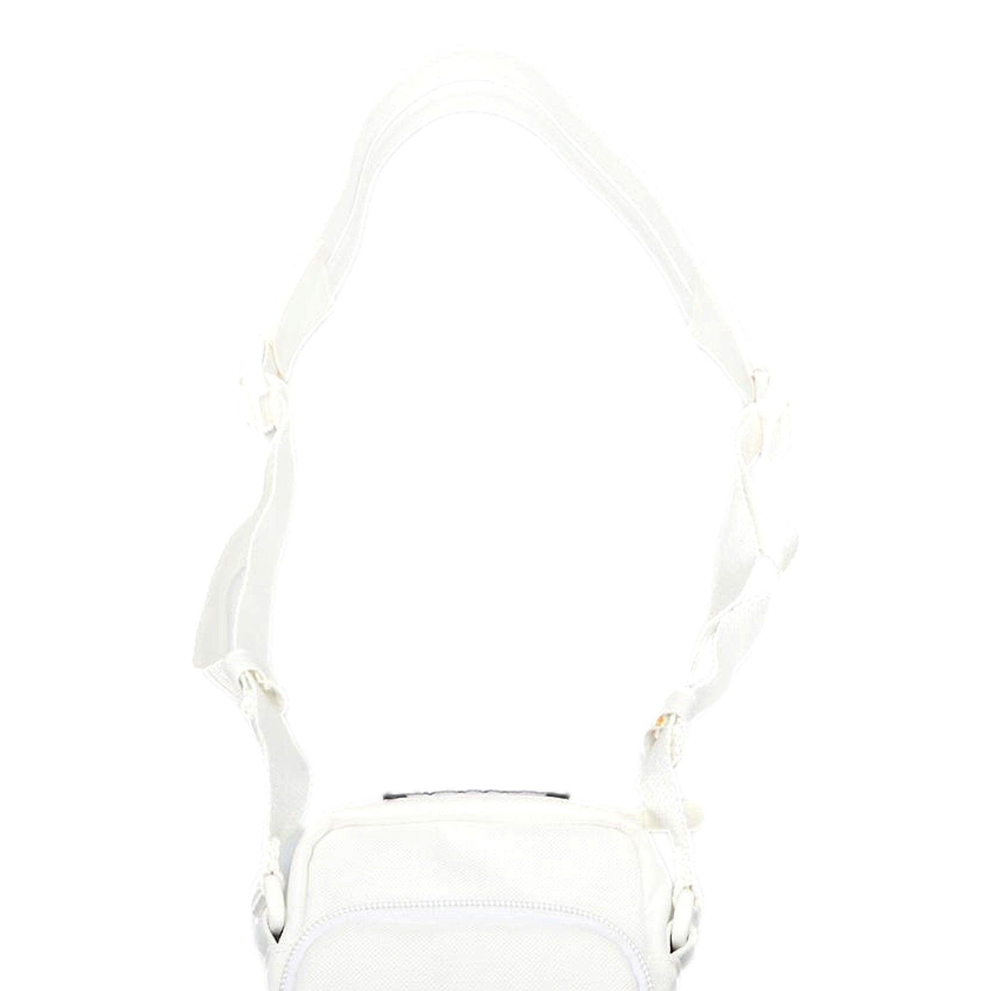 Balenciaga Nasa Logo Phone Holder Crossbody Bag White Recycled Nylon