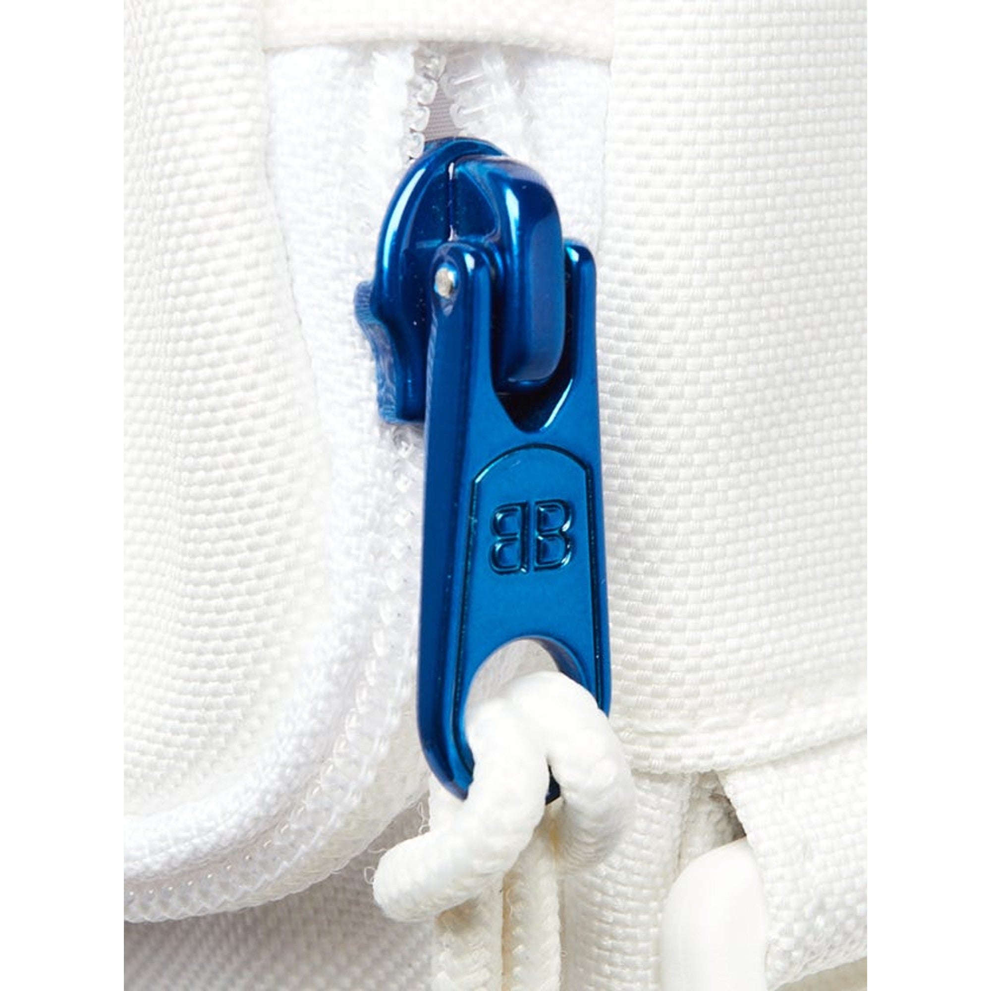 Balenciaga Nasa Logo Phone Holder Crossbody Bag White Recycled Nylon