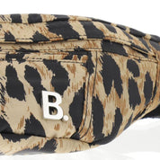 Balenciaga Nylon Leopard Print Belt Bag