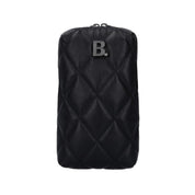Balenciaga Touch Black Nappa Leather Quilted Puffy Bag