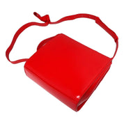 Bottega Veneta The Clip Chili Red Calfskin Leather Shoulder and Crossbody Bag