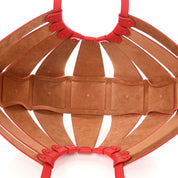 Bottega Veneta The Shell Bag Chili Tomato French Calfskin Handbag