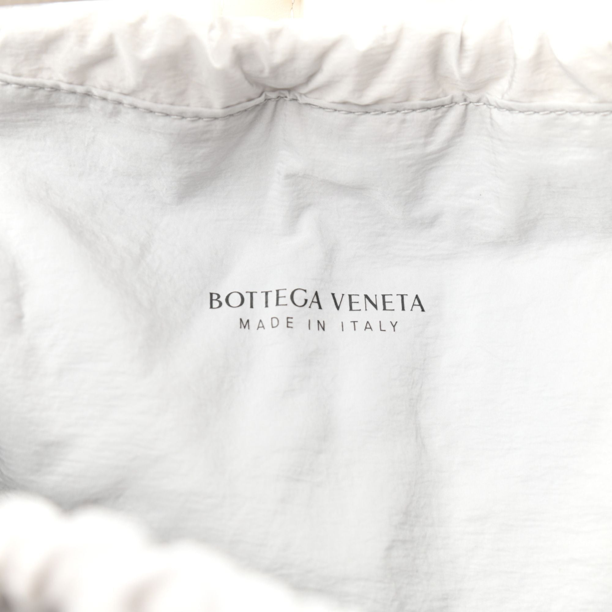 Bottega Veneta The Shell Bag Frost White French Calfskin Handbag