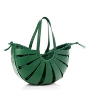 Bottega Veneta The Shell Bag Racing Green French Calfskin Handbag