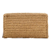 Saint Laurent Kate 99 YSL Beige Raffia Woven With Tassel Crossbody Bag