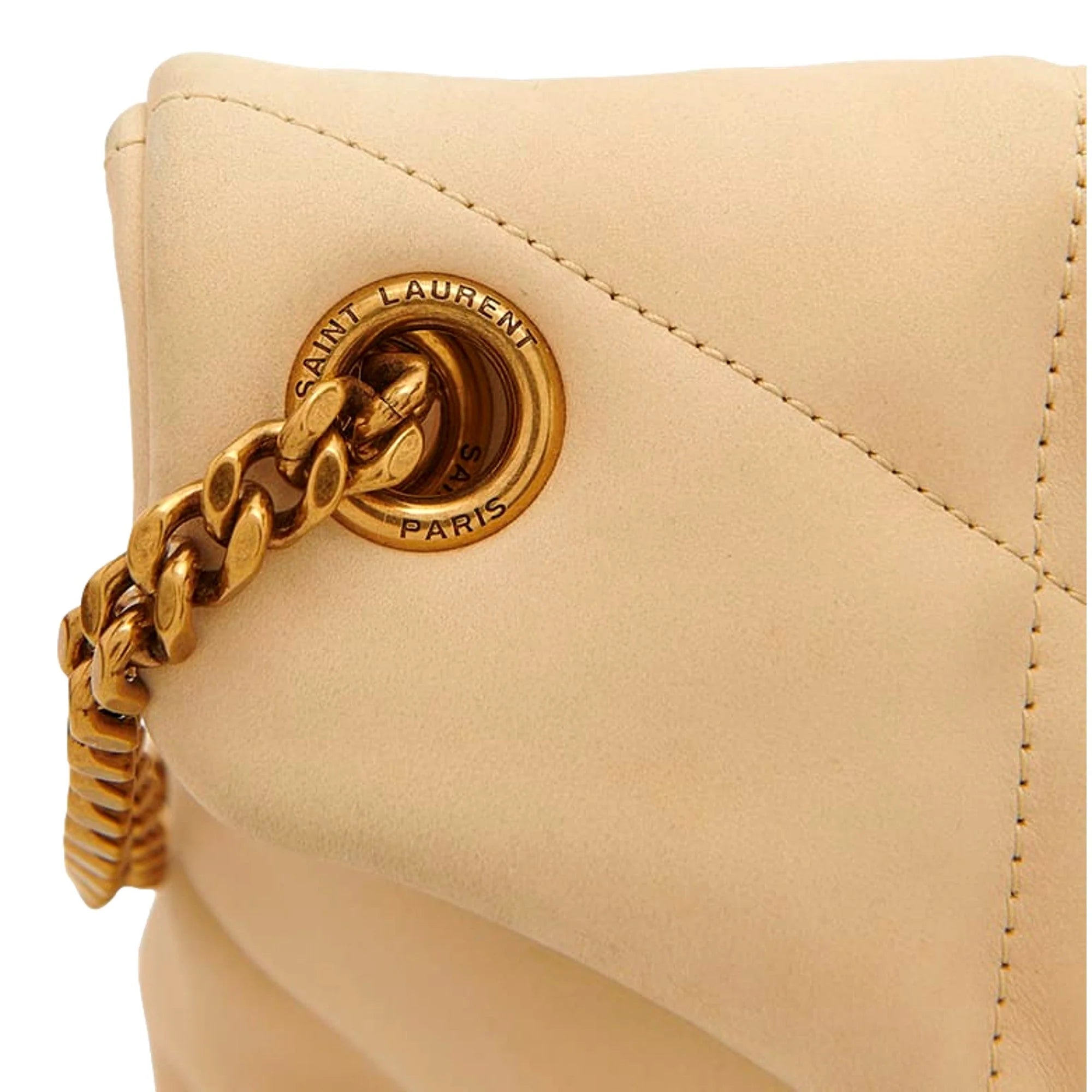 Saint Laurent Lou Puffer Quilted Leather Medium Shoulder Bag