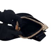 Versace Canvas La Medusa Logo Print Small Crossbody Bag