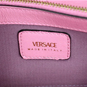 Versace La Medusa Baby Pink Long Zip Around Wallet