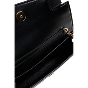 Versace Medusa 95 Small Black Wallet on Chain Crossbody Bag
